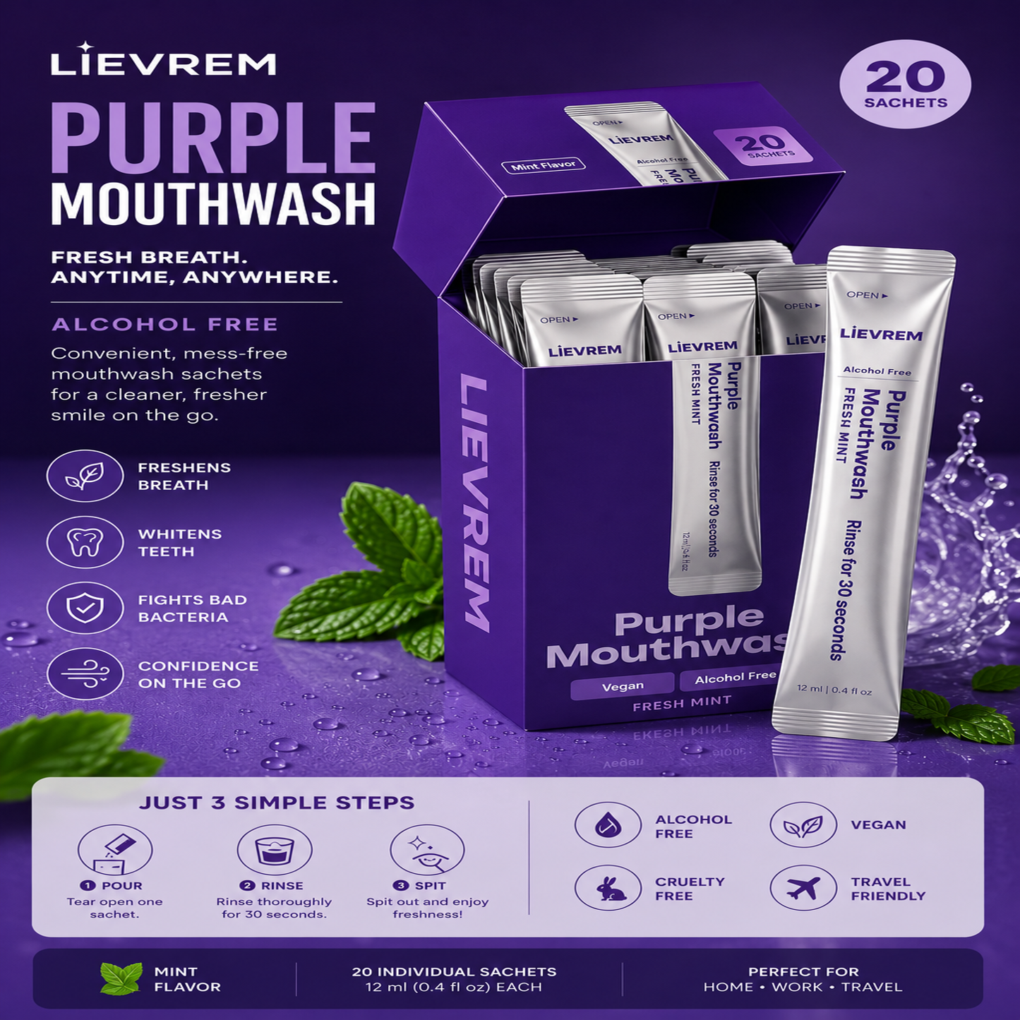 Teeth Whitening Mouthwash